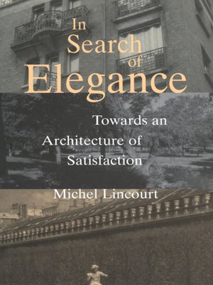 cover image of In Search of Elegance